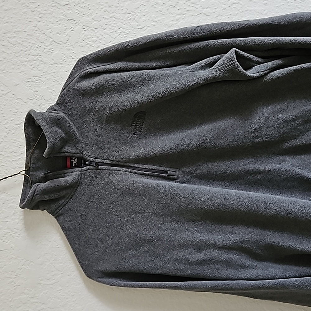 North Face Fleece Shirt Grey